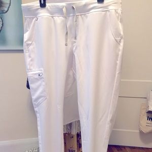 White Figs Scrub Pants